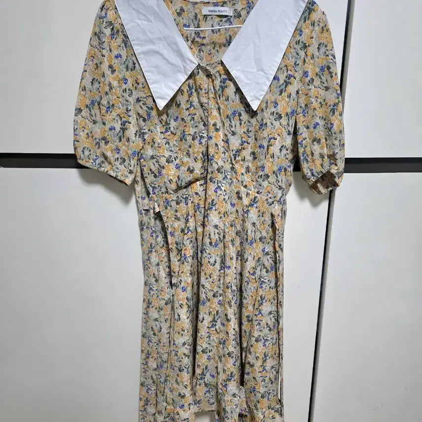 [BUNJANG] Floral Midi Dress / 빅카라 플라워 원피스