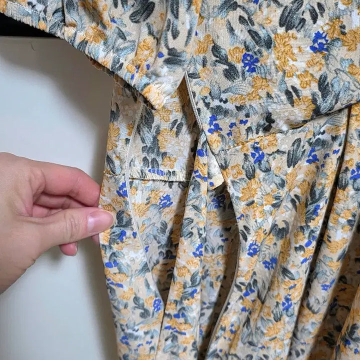 [BUNJANG] Floral Midi Dress / 빅카라 플라워 원피스