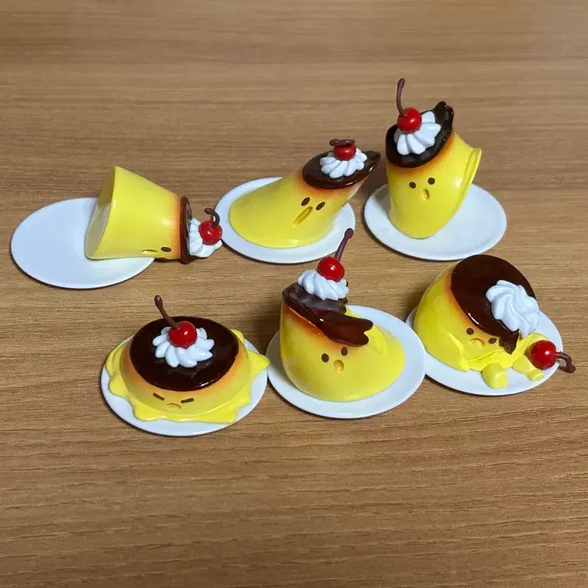 [BUNJANG] Vibrant Pudding/Dynamic Pudding Figure Set / [일괄] 생동감있는 푸딩/역동감있는 푸딩 피규어 가챠
