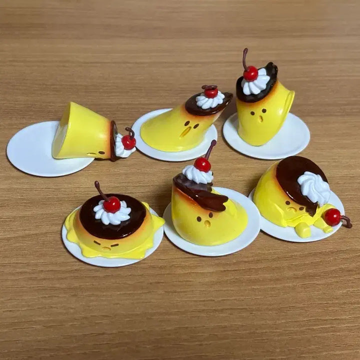 [BUNJANG] Vibrant Pudding/Dynamic Pudding Figure Set / [일괄] 생동감있는 푸딩/역동감있는 푸딩 피규어 가챠