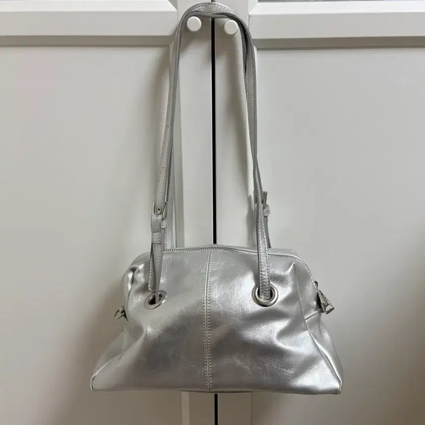 [BUNJANG] Mur Attibag Silver Shoulder Bag / 무르 mur 아띠백 실버 숄더백