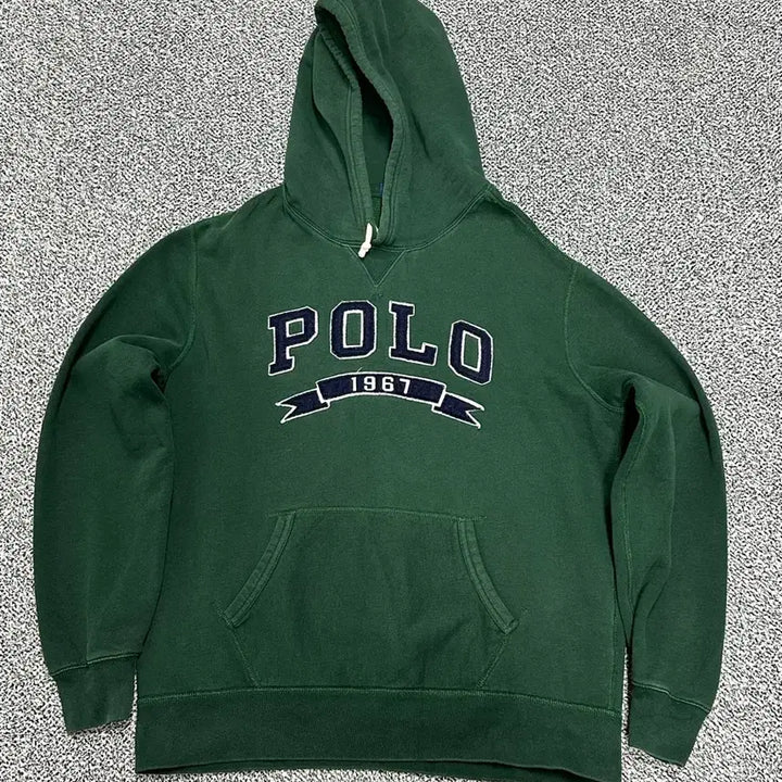 [BUNJANG] Polo Big Logo Hoodie / >정품 폴로 빅로고 후드티