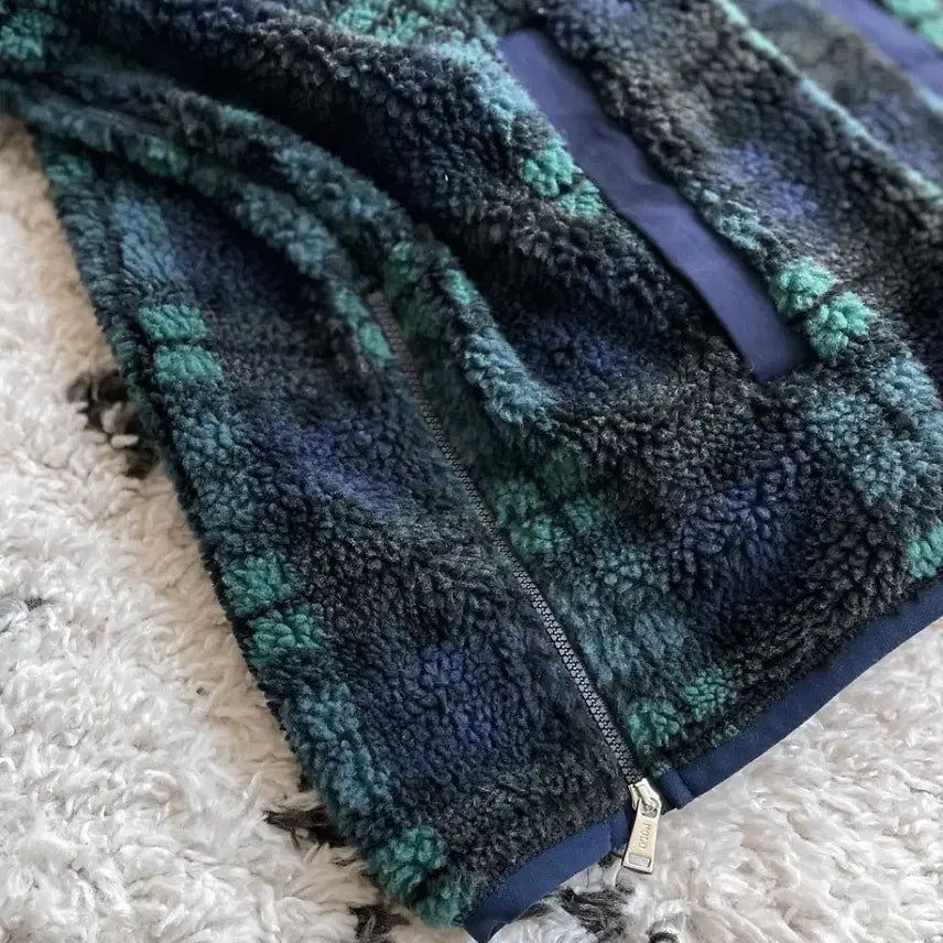 [SOLD OUT] 폴로 랄프로렌 블랙와치 아노락 풀오버 후리스 플리스