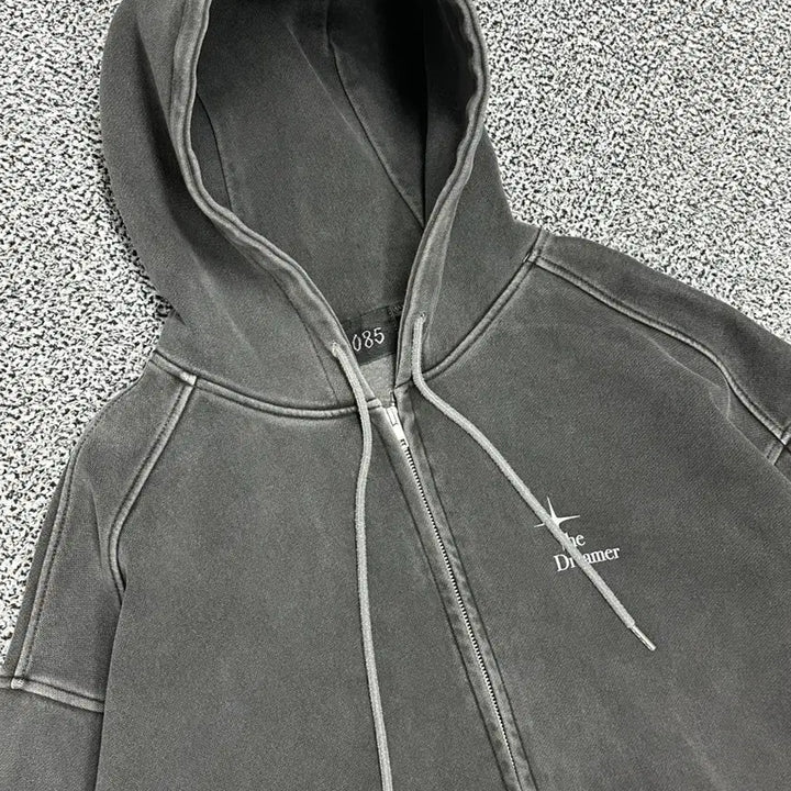 [BUNJANG] The Dreamer 085 Pigment Hoodie / >정품 더드리머 085 후드집업 피그먼트