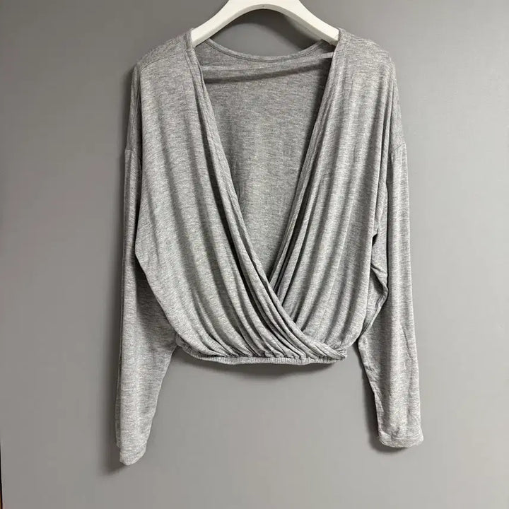 [BUNJANG] Back Twist String Backless T-shirt / 뒷꼬임 스트링 백리스 티셔츠