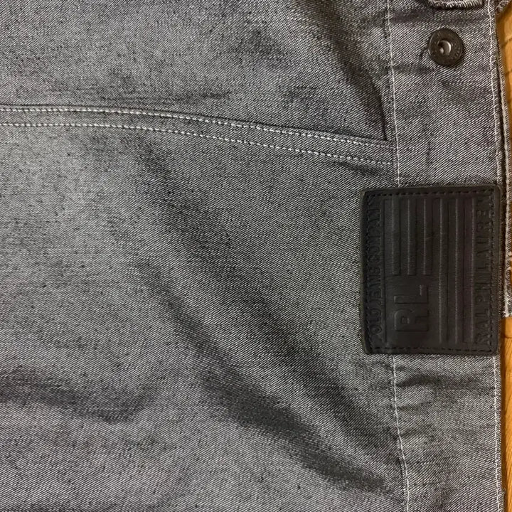 [BUNJANG] Polo Ralph Lauren Silver Denim Jacket / 폴로 랄프로렌 실버 청자켓