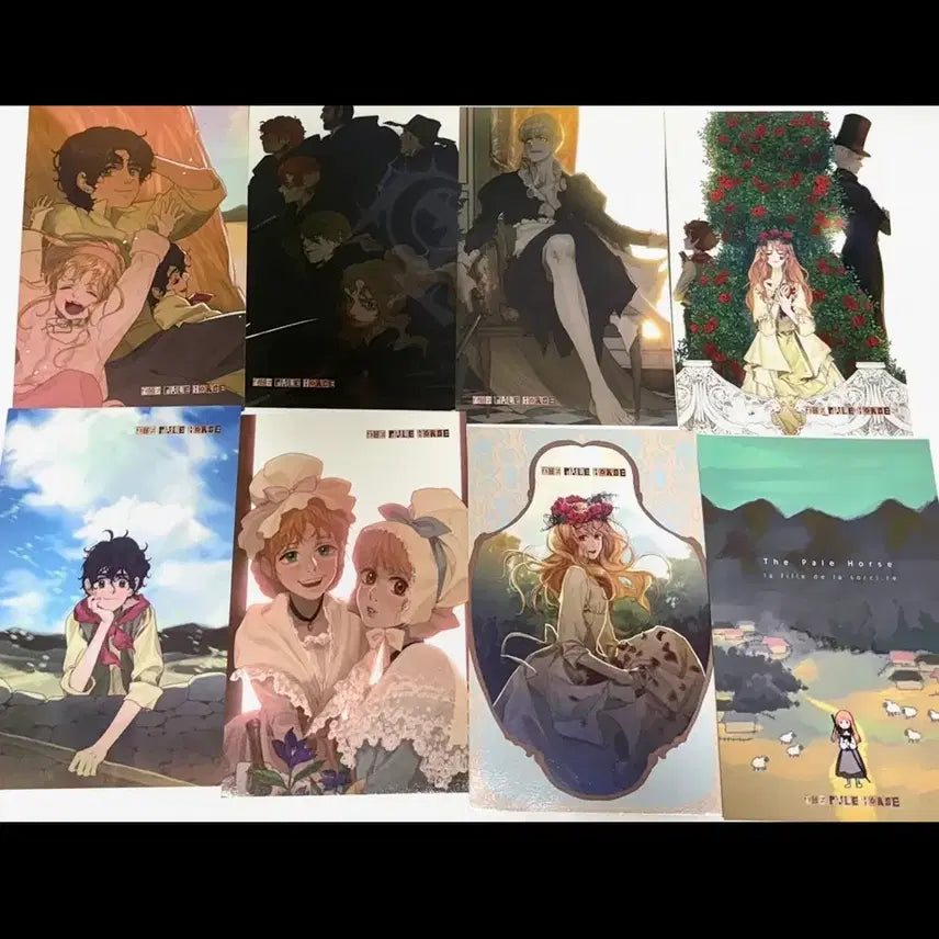 [BUNJANG] Webtoon Pale Horse Official Postcard Set / 웹툰 창백한 말 만화책 공식 굿즈 엽서 세트 양도