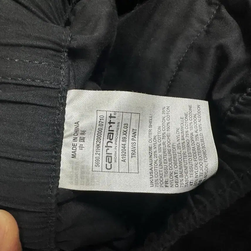 [BUNJANG] Carhartt WIP Travis Pants Black M / 칼하트 트래비스 팬츠 블랙 M
