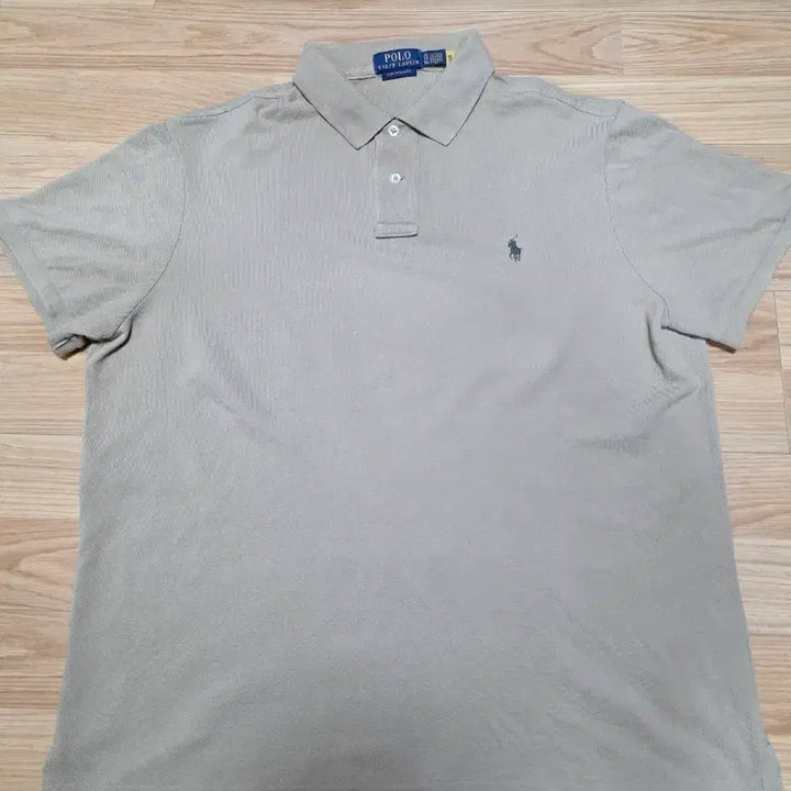 [SOLD OUT] 폴로 커스텀슬림핏 카라티 베이지 XL
