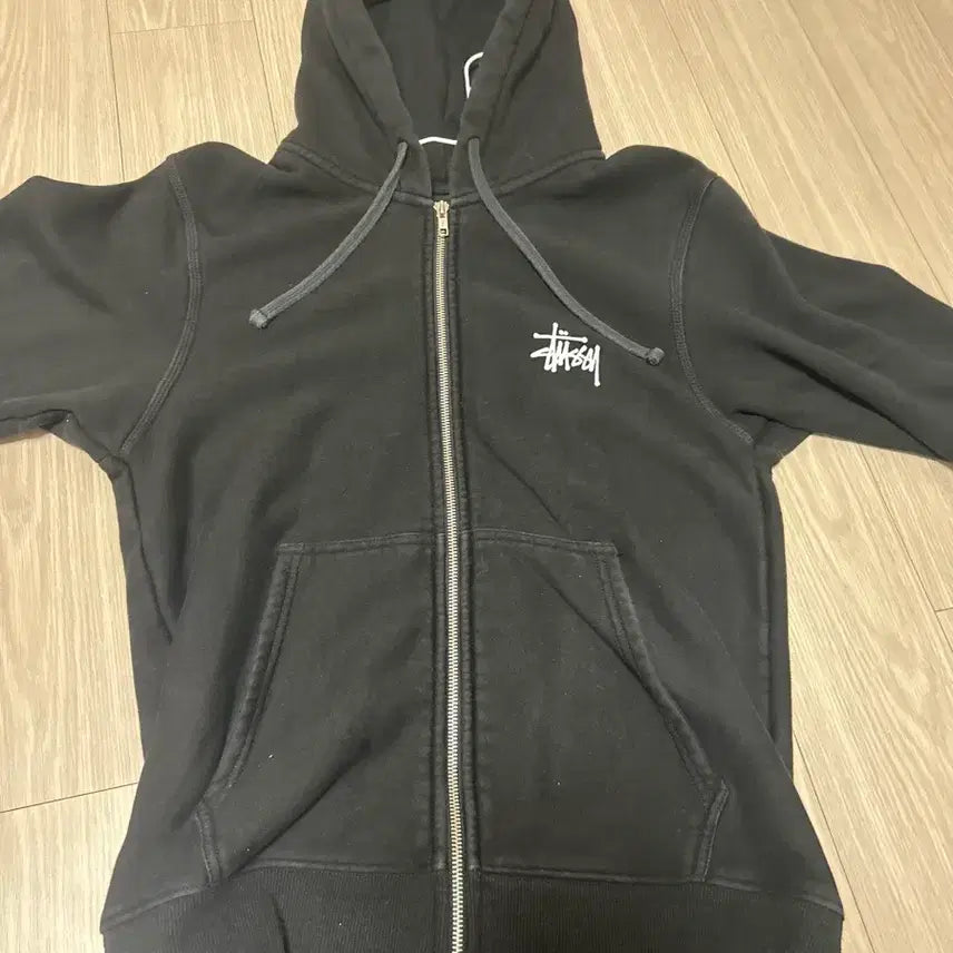 [SOLD OUT] 스투시 블랙 후드집업