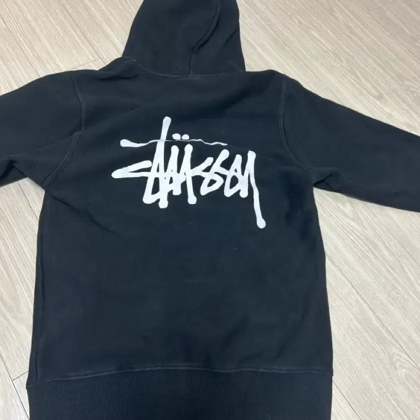 [SOLD OUT] 스투시 블랙 후드집업