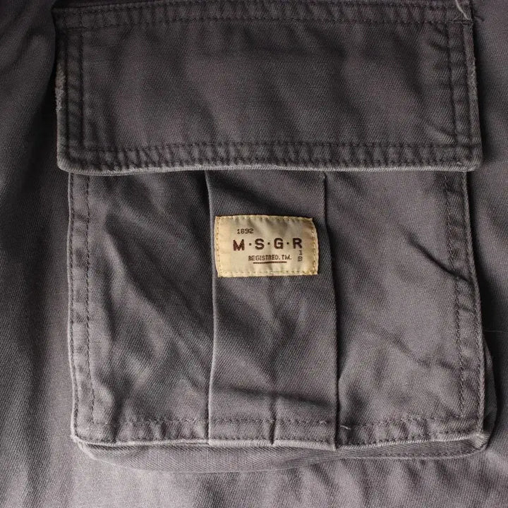 [BUNJANG] MSGR Charcoal Gray Vintage Cargo Shorts L / MSGR 챠콜 그레이 빈티지 카고 반바지 L