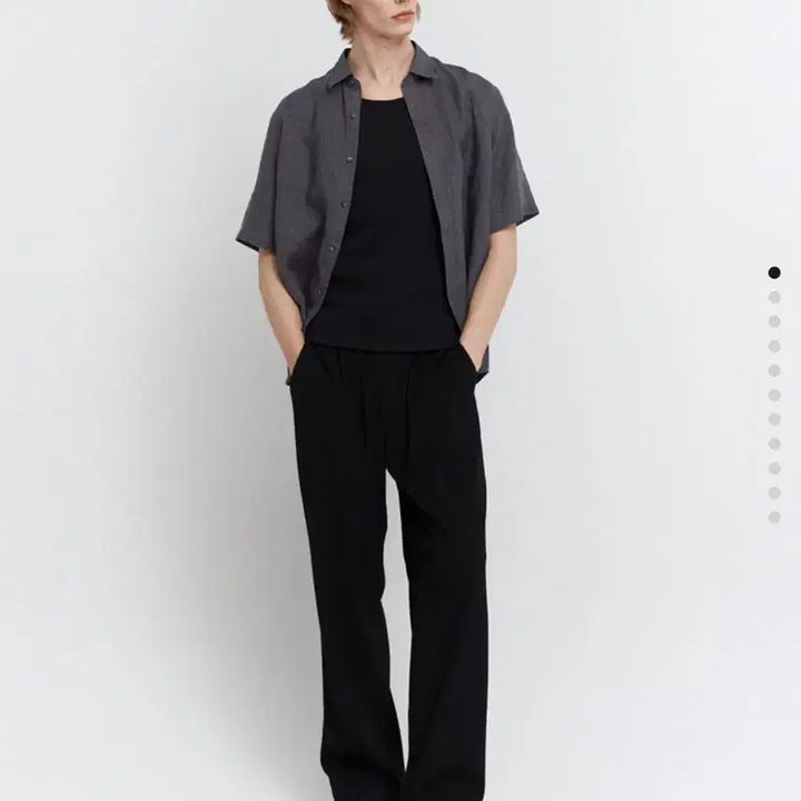 [SOLD OUT] 지오다노 쿨 세미와이드핏 텐셀 이지 팬츠 L