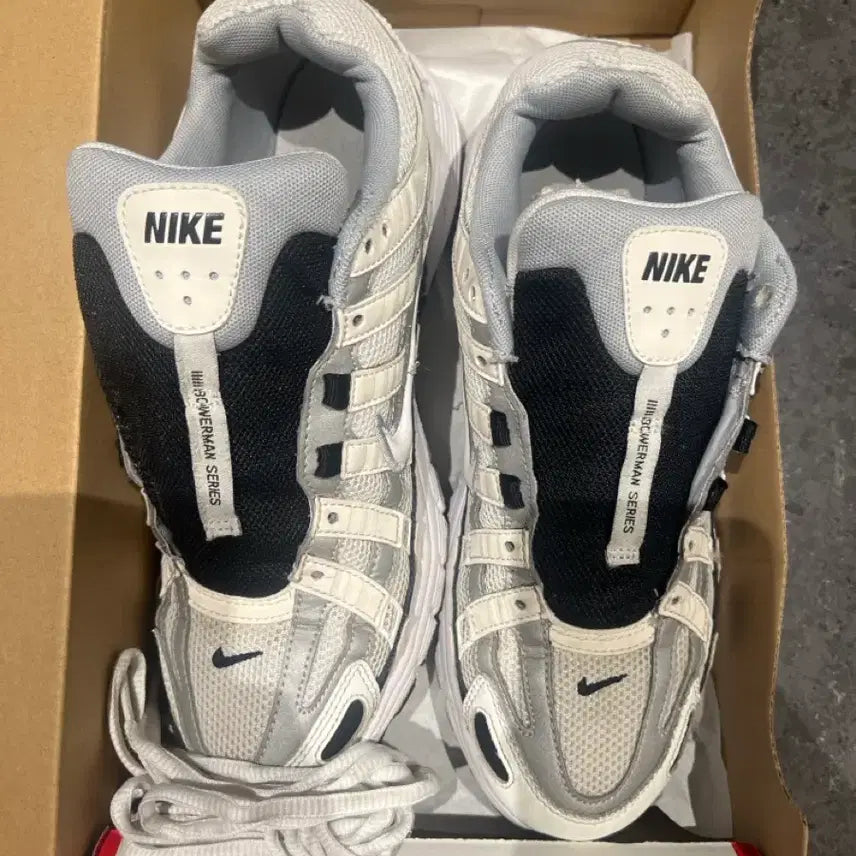 [BUNJANG] Nike P-6000 Wolf Grey Sneakers / 나이키 p6000 세일 울프 그레이