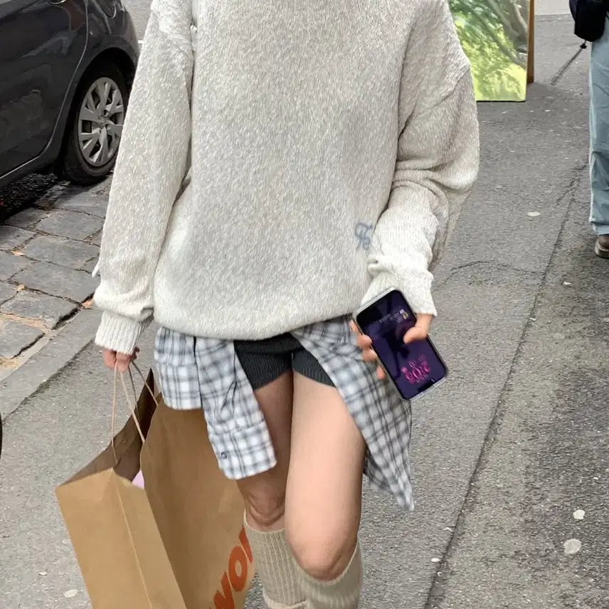 [BUNJANG] Foeto Oatmeal Knit / 포에토 니트