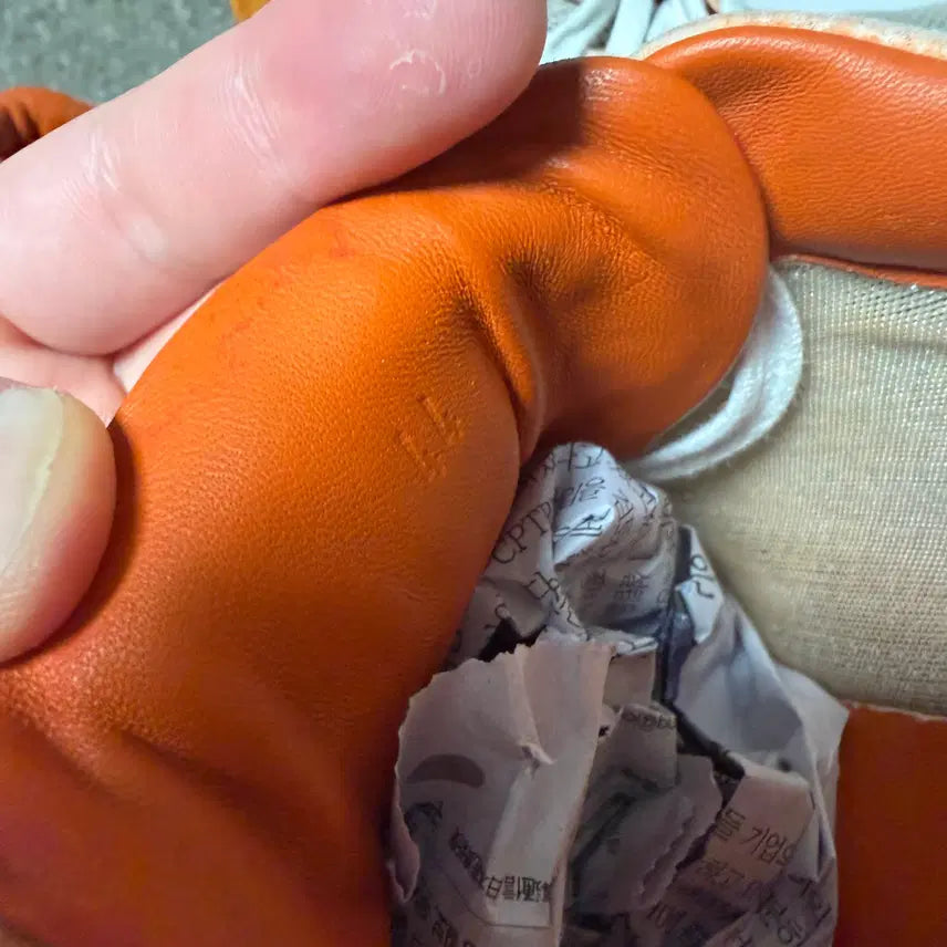 [BUNJANG] Hermes Orange Mesh Bouncing Sneakers (Size 44) / [44사이즈]에르메스 오렌지 메쉬 바운싱