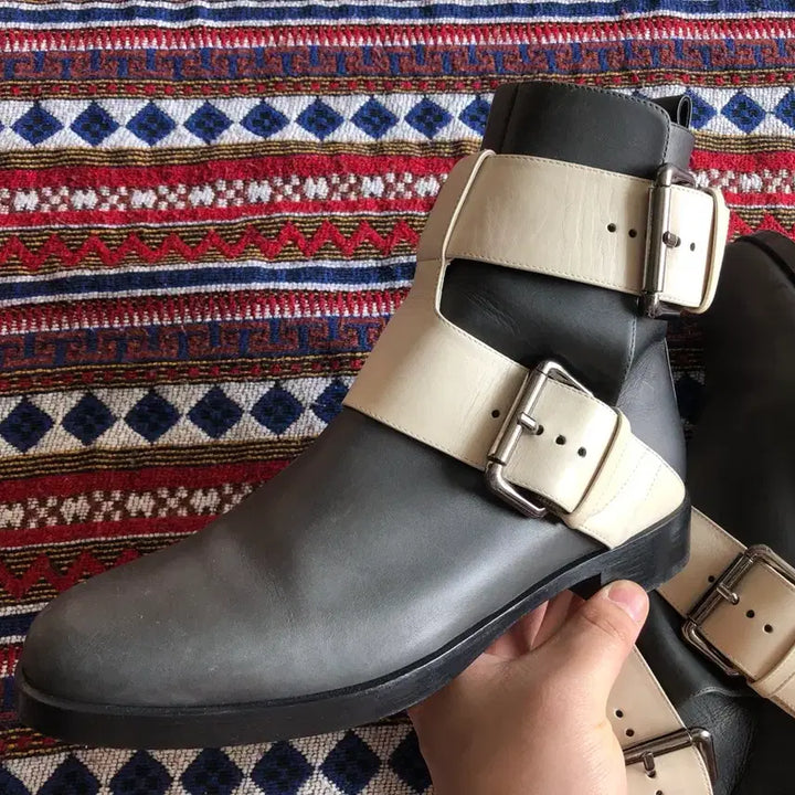 [BUNJANG] Pierre Hardy Leather Buckle Ankle Boots 240 / 피에르하디 레더 버클 앵클 부츠 240