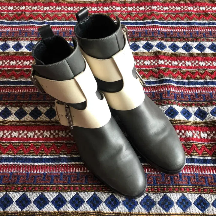 [BUNJANG] Pierre Hardy Leather Buckle Ankle Boots 240 / 피에르하디 레더 버클 앵클 부츠 240