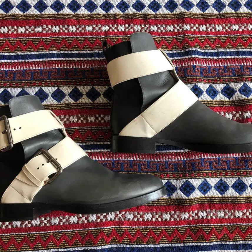 [BUNJANG] Pierre Hardy Leather Buckle Ankle Boots 240 / 피에르하디 레더 버클 앵클 부츠 240