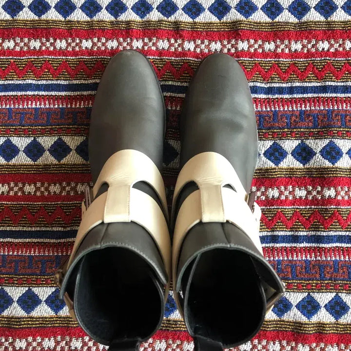 [BUNJANG] Pierre Hardy Leather Buckle Ankle Boots 240 / 피에르하디 레더 버클 앵클 부츠 240