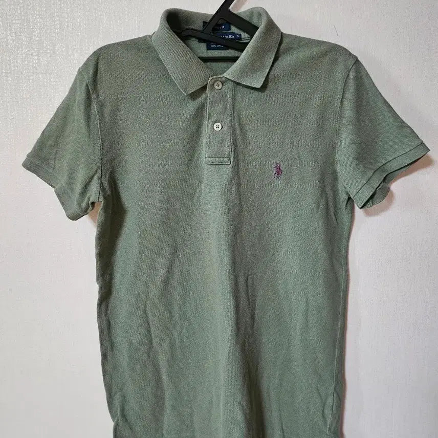 [BUNJANG] Polo Ralph Lauren Khaki Polo T-shirt (S) / 폴로 랄프로렌 카키색 반팔 폴로티셔츠 S