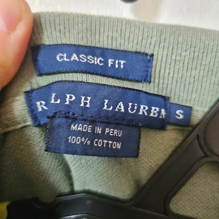 [BUNJANG] Polo Ralph Lauren Khaki Polo T-shirt (S) / 폴로 랄프로렌 카키색 반팔 폴로티셔츠 S