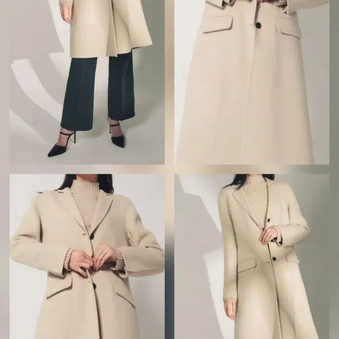 [BUNJANG] Blancshow Gold Cashmere Coat - S Size / 블랑쇼 골드 캐시미어 코트 s