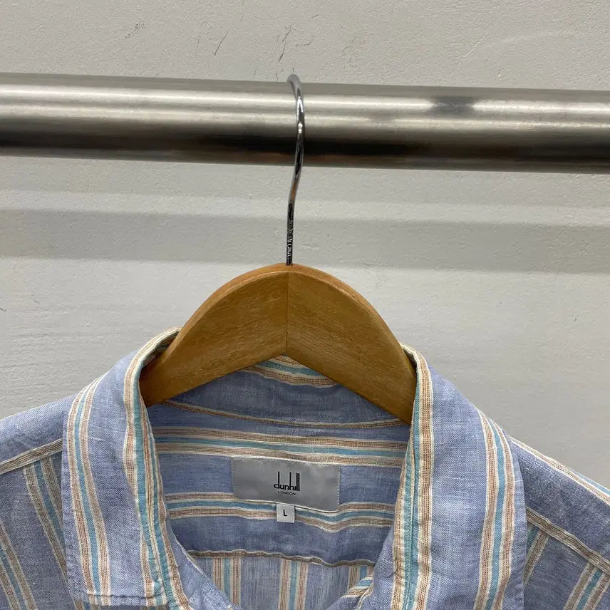 [BUNJANG] Dunhill Linen Shirt / 105~110)이태리 던힐 린넨100% 셔츠