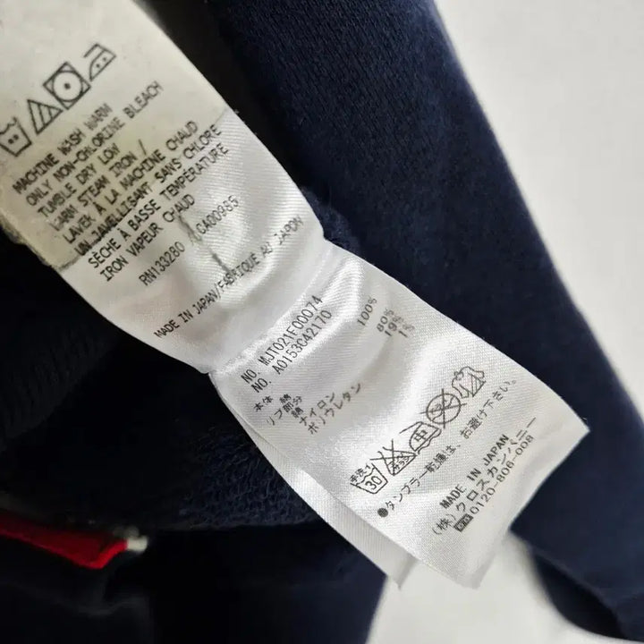 [BUNJANG] Thom Browne Navy Diagonal Stripe Sweatshirt / (정품) 톰브라운 네이비 사선 완장 맨투맨 1