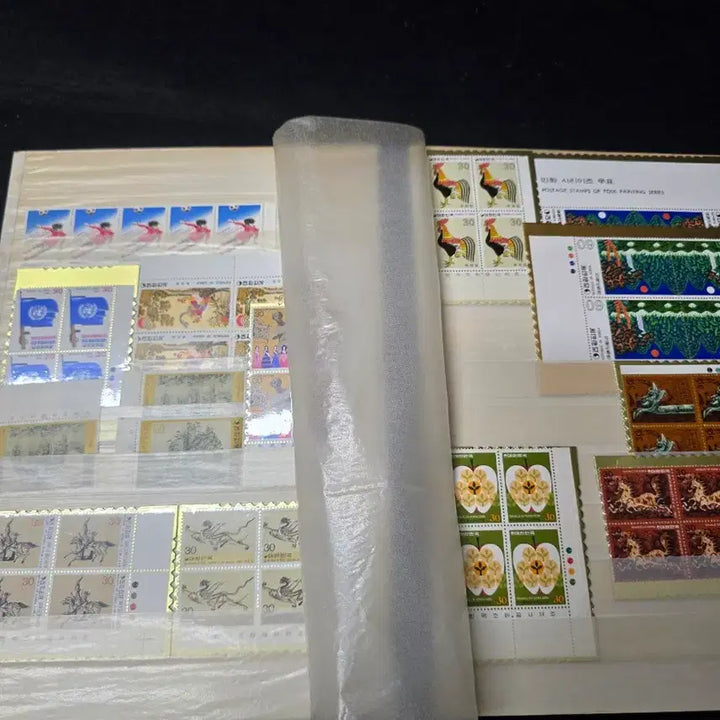 [BUNJANG] Vintage Commemorative Stamp Album / 레트로 빈티지 근대사 기념 우표 앨범