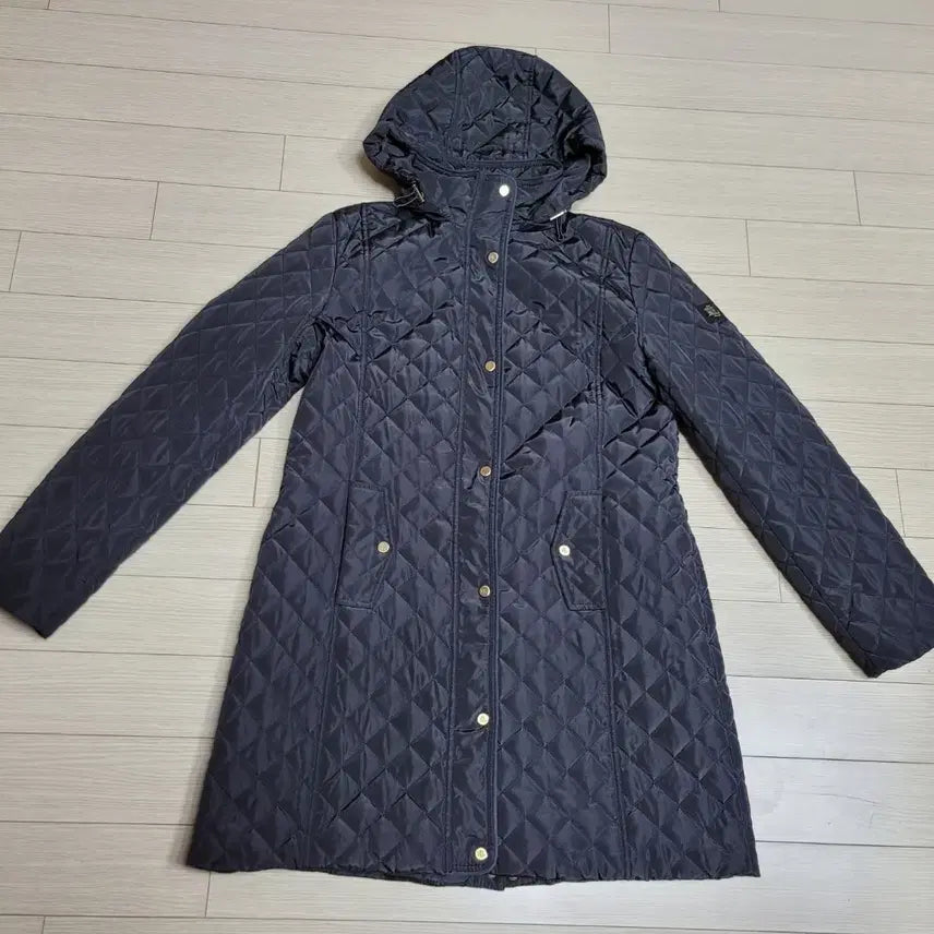 [SOLD OUT] 로렌 랄프로렌 블랙 퀼팅 후드 코트