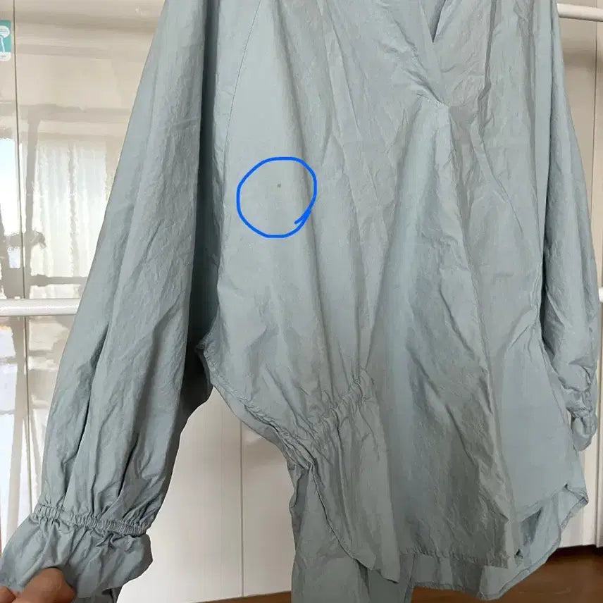 [BUNJANG] Loose Fit Balloon Blouse / 여성 루즈핏 벌룬 블라우스 free(55-88)