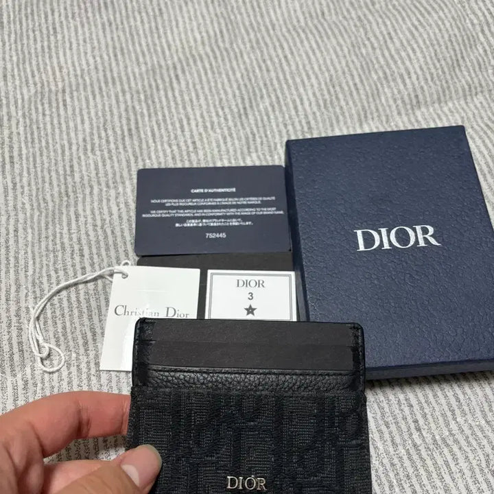 [SOLD OUT] 디올오블리크 카드지갑 블랙
