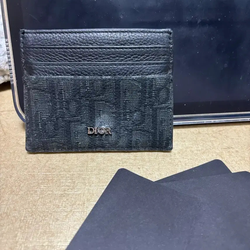 [SOLD OUT] 디올오블리크 카드지갑 블랙