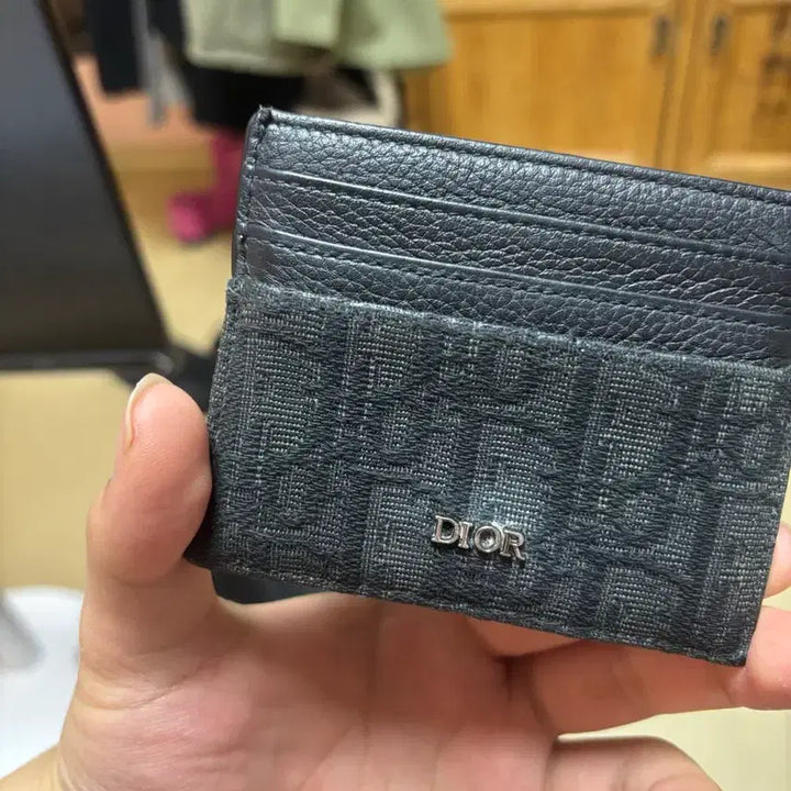 [SOLD OUT] 디올오블리크 카드지갑 블랙
