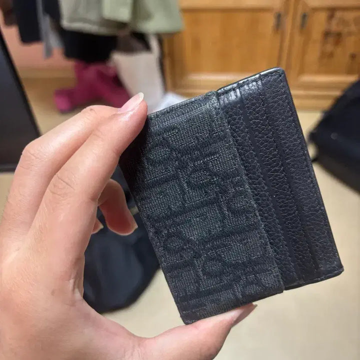 [SOLD OUT] 디올오블리크 카드지갑 블랙