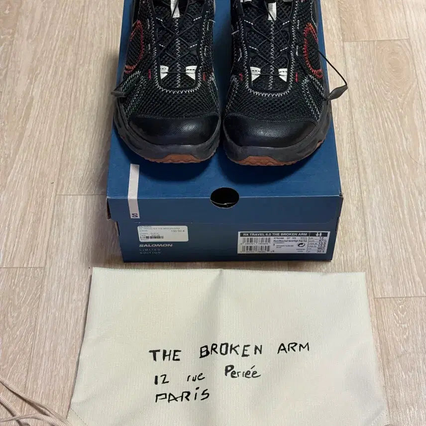 [BUNJANG] Salomon RX Travel Black Sneakers The Broken Arm / 살로몬 RX 트래블 블랙 스니커즈 더 브로큰암
