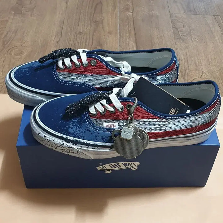 [BUNJANG] Vans LX Authentic 44 Red Navy Sneakers / [265]반스 LX 어센틱 44 레드 네이비