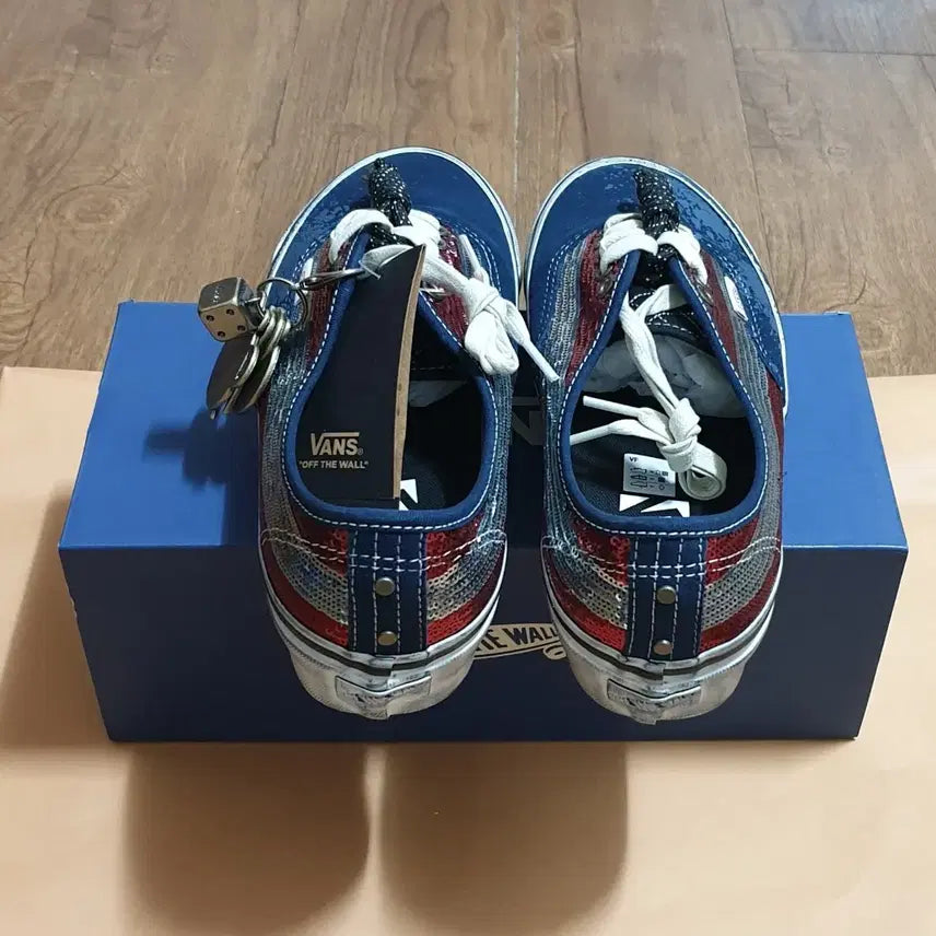 [BUNJANG] Vans LX Authentic 44 Red Navy Sneakers / [265]반스 LX 어센틱 44 레드 네이비