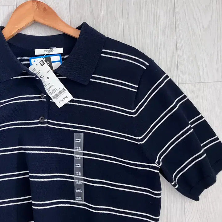 [SOLD OUT] 새상품 탑텐 여자 스트라이프 반팔 여름니트