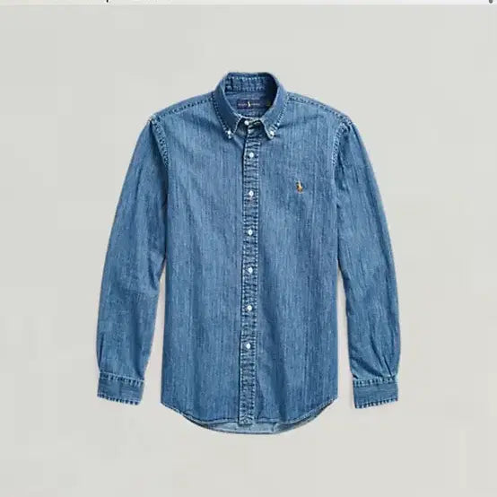[SOLD OUT] [반값이하정리] 최신QR택 폴로 데님 셔츠 정리