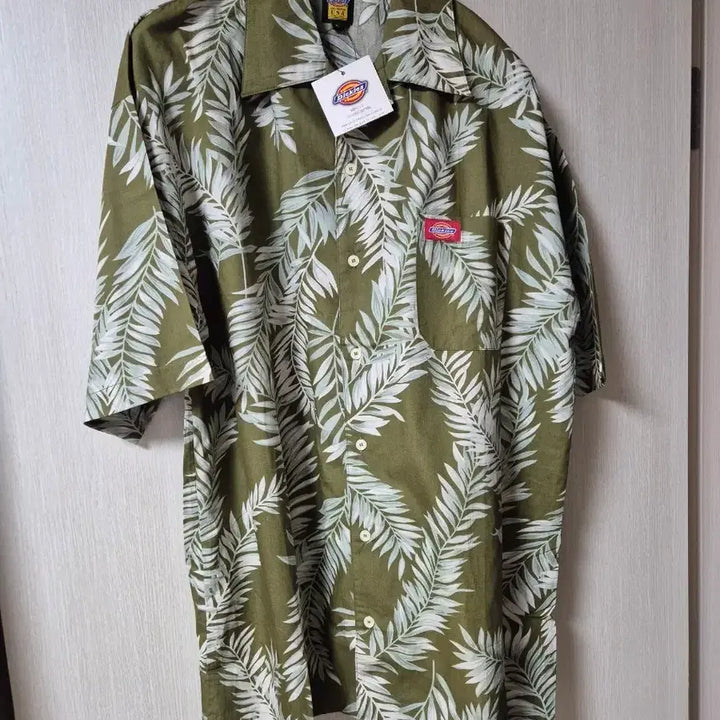 [SOLD OUT] (새제품) 디키즈 USA  하와이안 셔츠 남방  카키 라지