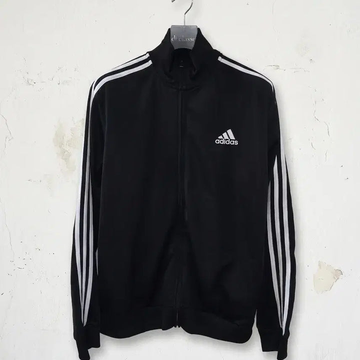 [BUNJANG] Adidas Essentials 3-Stripes Track Top - Black XL / 아디다스 에센셜 3S 트랙탑 블랙 XL