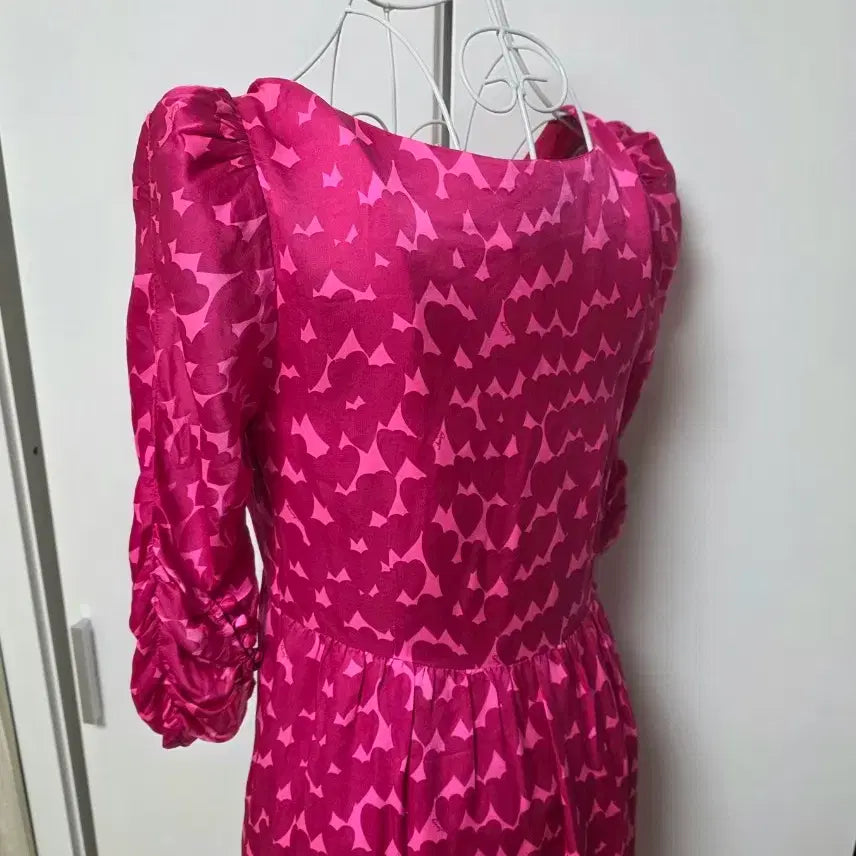 [SOLD OUT] Juicy silk pink dress 실크 핑크 원피스
