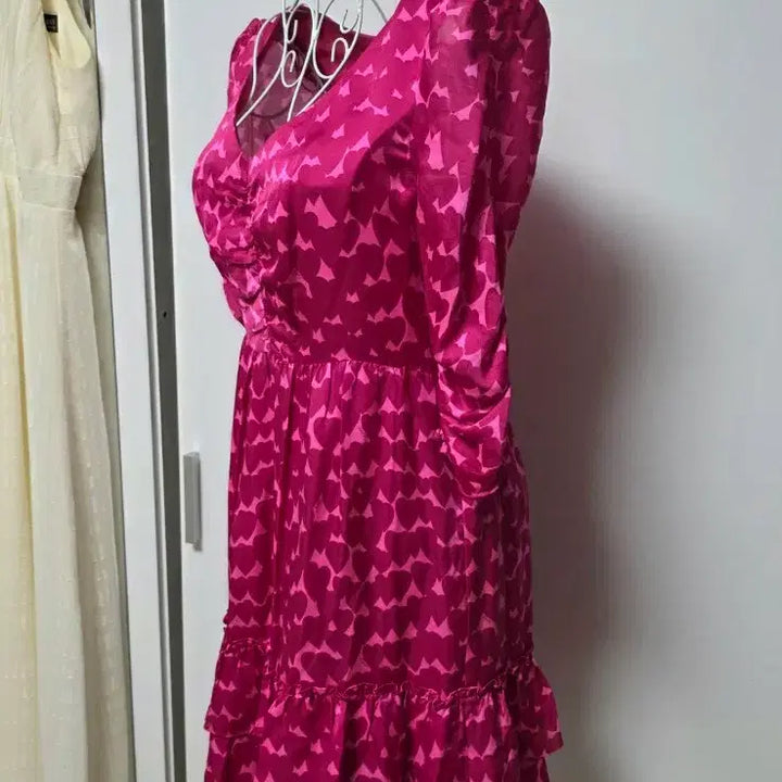 [SOLD OUT] Juicy silk pink dress 실크 핑크 원피스