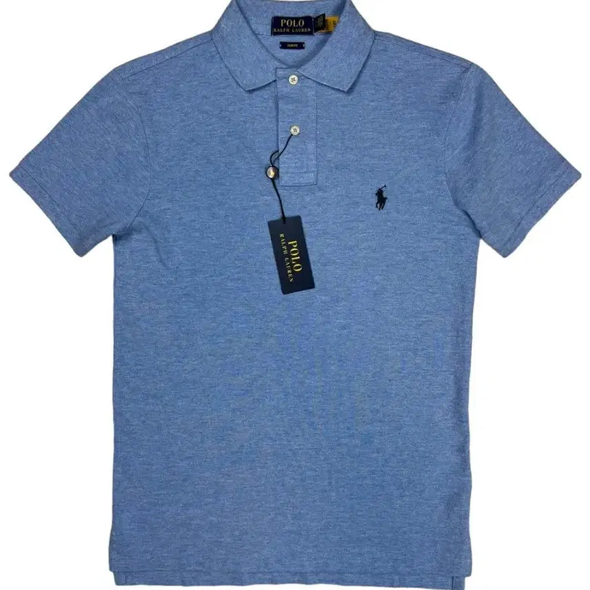 [BUNJANG] Polo Blue Short Sleeve Polo Shirt / 폴로 블루 반팔 카라티 S