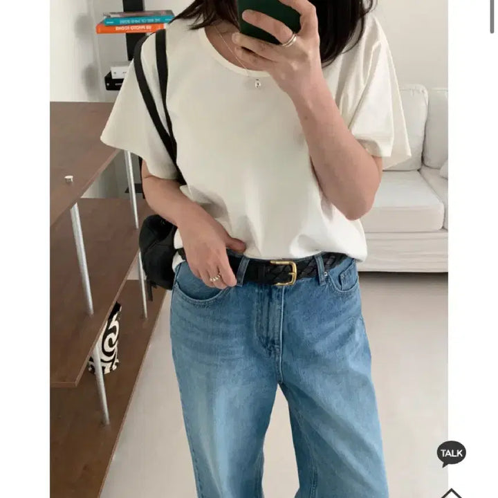 [SOLD OUT] 바이정화 제작 여자 반팔티