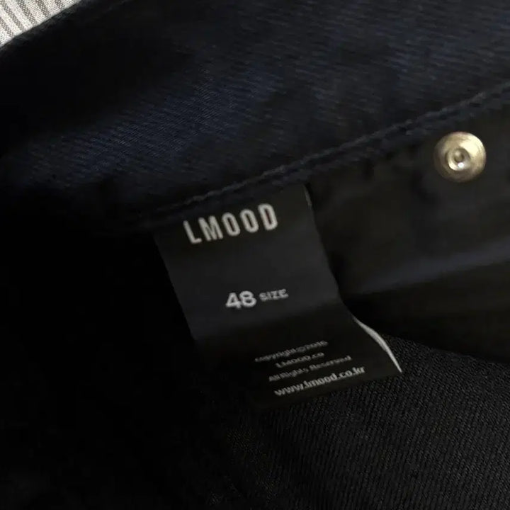 [BUNJANG] Elmood Bermuda Tomboy Denim Shorts / 엘무드 버뮤다 톰보이 데님 퓨어 블랙 48 반바지
