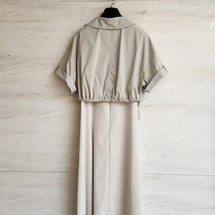 [SOLD OUT] 보브 크롭자켓+나이스클랍 슬리브리스 플리츠 원피스 프리사이즈