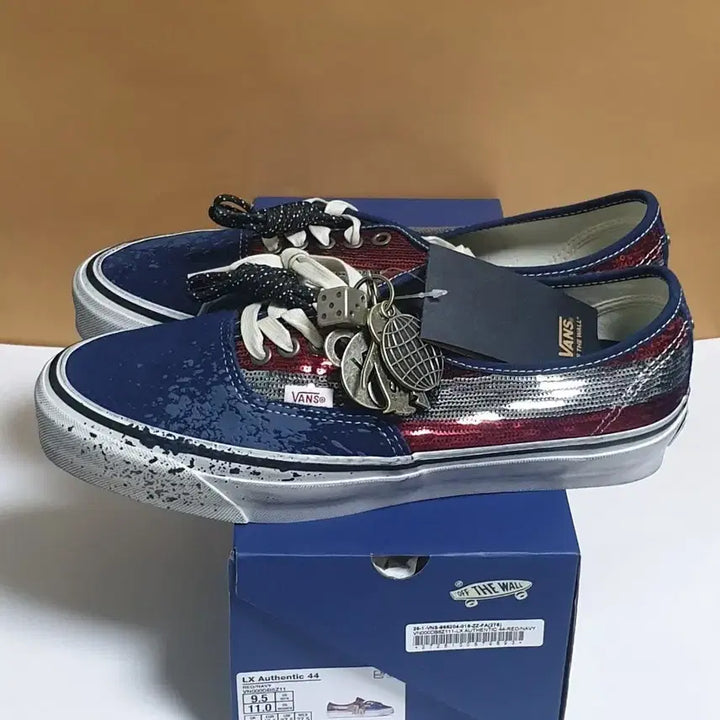 [BUNJANG] Vans LX Authentic 44 Red Navy Sneakers / [275]반스 LX 어센틱 44 레드 네이비